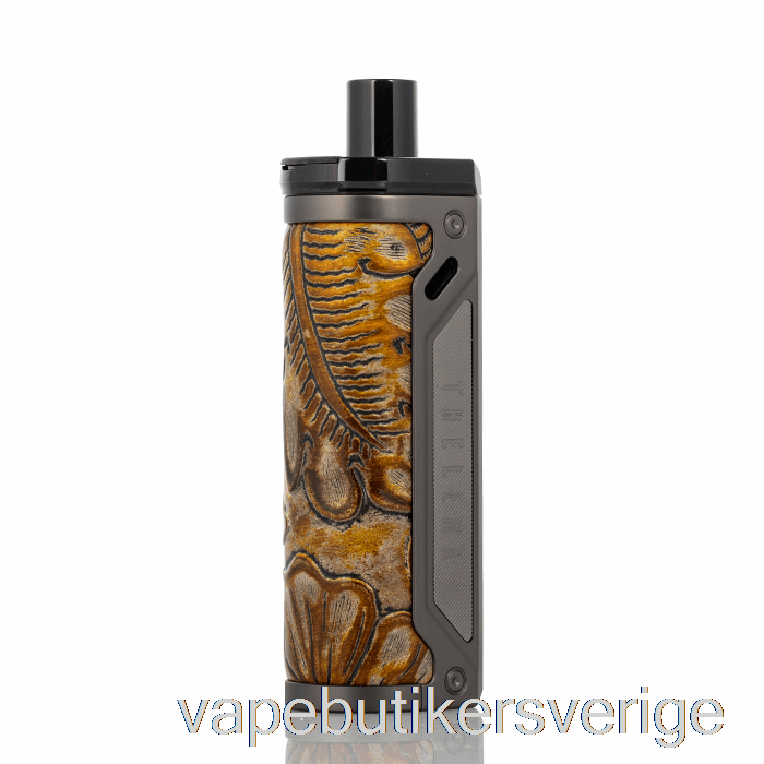 Vape Sverige Lost Vape Thelema 80w Pod Mod Kit Gunmetal / Ukiran Läder